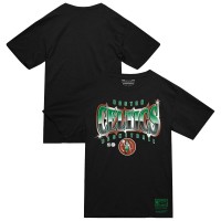 Boston Celtics Mitchell & Ness Black Worldwide Collection Glow Up T-Shirt