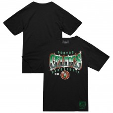 Boston Celtics Mitchell & Ness Black Worldwide Collection Glow Up T-Shirt