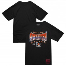 Cleveland Cavaliers Mitchell & Ness Black Worldwide Collection Glow Up T-Shirt