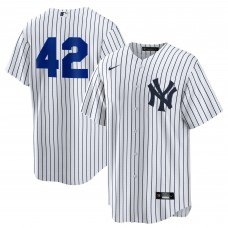 Игровая джерси New York Yankees Nike White Home 2025 Jackie Robinson Day Replica
