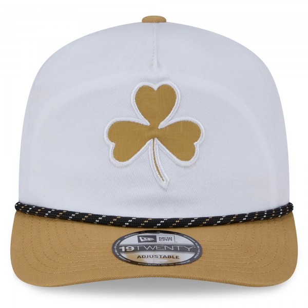 Бейсболка Boston Celtics New Era 2025/26 City Edition 19TWENTY - White/Gold