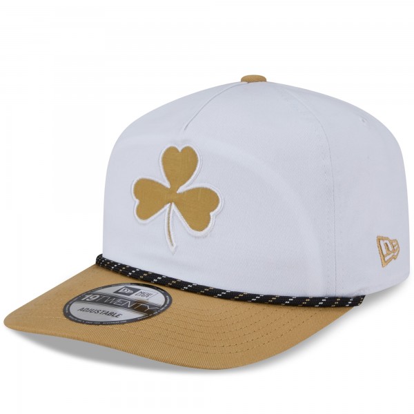 Бейсболка Boston Celtics New Era 2025/26 City Edition 19TWENTY - White/Gold