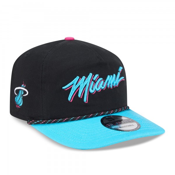 Бейсболка Miami Heat New Era 2025/26 City Edition 19TWENTY - Black/Turquoise