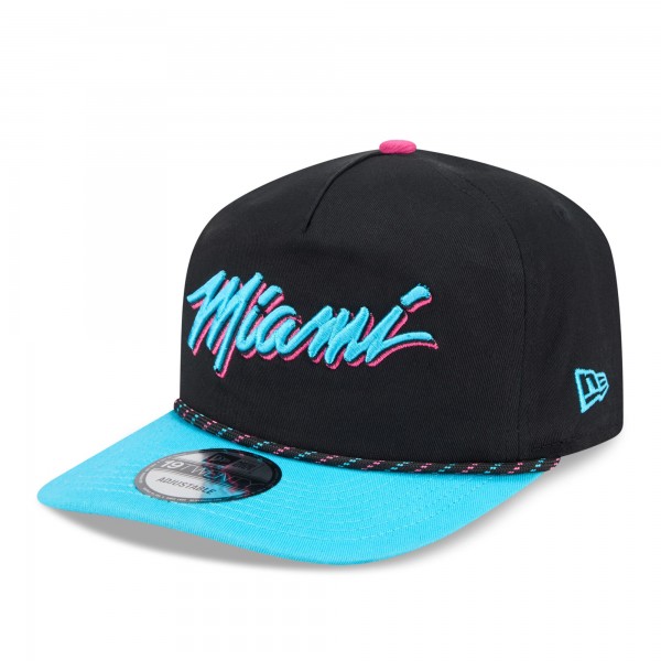 Бейсболка Miami Heat New Era 2025/26 City Edition 19TWENTY - Black/Turquoise
