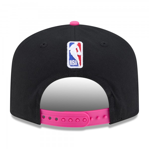 Бейсболка Miami Heat New Era 2025/26 City Edition 19TWENTY - Black/Turquoise