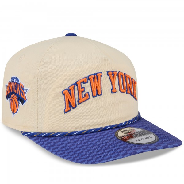 Бейсболка New York Knicks New Era 2025/26 City Edition 19TWENTY - Cream/Blue