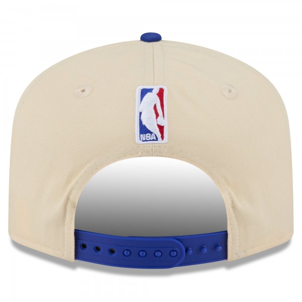 Бейсболка New York Knicks New Era 2025/26 City Edition 19TWENTY - Cream/Blue