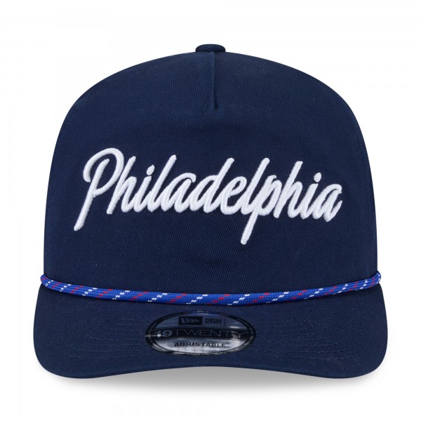 Бейсболка Philadelphia 76ers New Era 2025/26 City Edition 19TWENTY - Navy