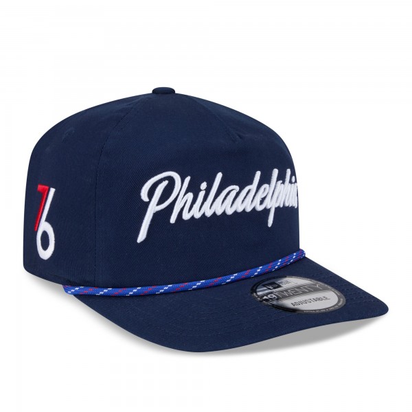 Бейсболка Philadelphia 76ers New Era 2025/26 City Edition 19TWENTY - Navy