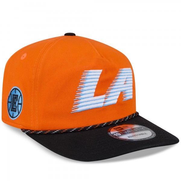 Бейсболка LA Clippers New Era 2025/26 City Edition 19TWENTY - Orange/Black