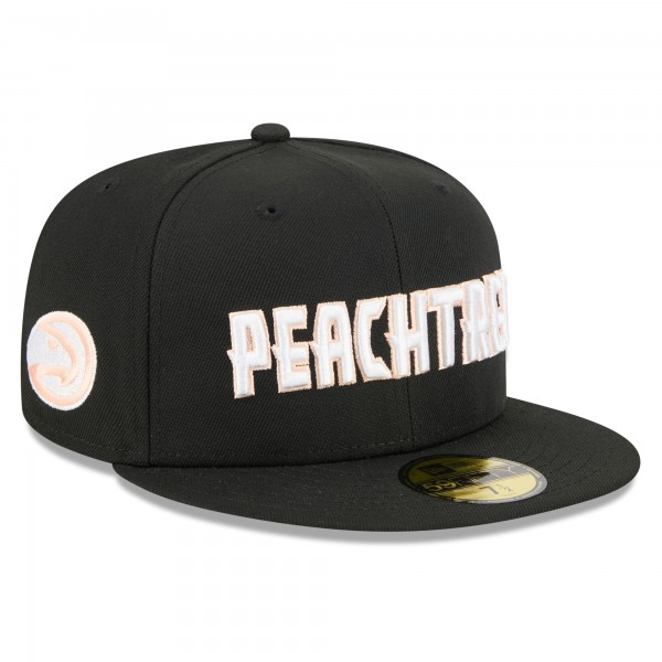 Бейсболка Atlanta Hawks New Era 2025/26 City Edition 59FIFTY - Black