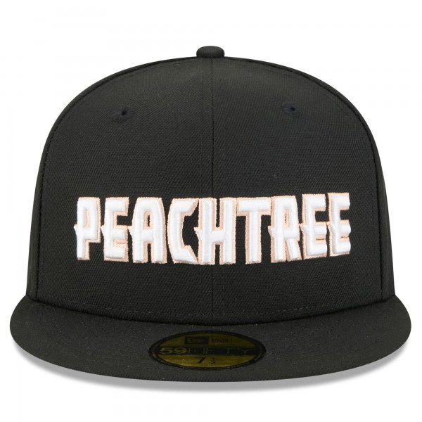 Бейсболка Atlanta Hawks New Era 2025/26 City Edition 59FIFTY - Black