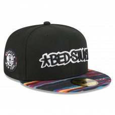 Бейсболка Brooklyn Nets New Era 2025/26 City Edition 59FIFTY - Black