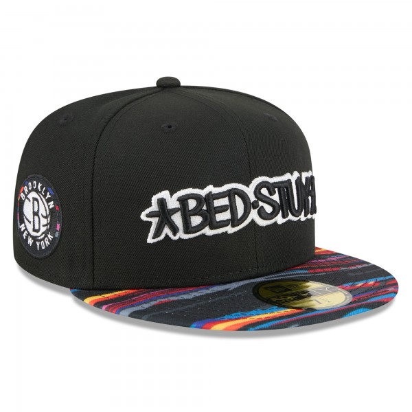 Бейсболка Brooklyn Nets New Era 2025/26 City Edition 59FIFTY - Black