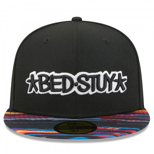 Бейсболка Brooklyn Nets New Era 2025/26 City Edition 59FIFTY - Black