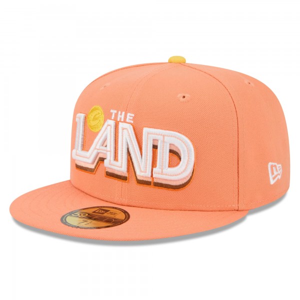 Бейсболка Cleveland Cavaliers New Era 2025/26 City Edition 59FIFTY - Orange