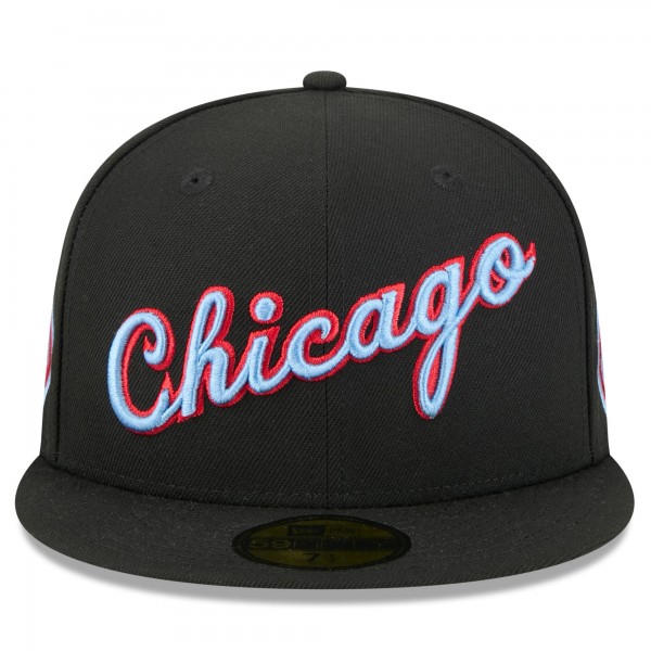 Бейсболка Chicago Bulls New Era 2025/26 City Edition 59FIFTY - Black