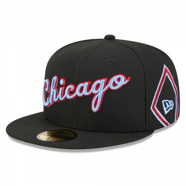 Бейсболка Chicago Bulls New Era 2025/26 City Edition 59FIFTY - Black