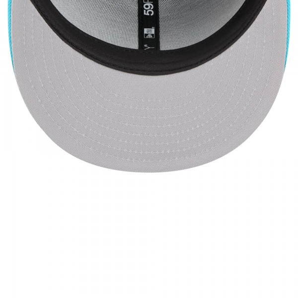 Бейсболка Miami Heat New Era 2025/26 City Edition 59FIFTY - Black/Turquoise