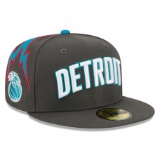 Бейсболка Detroit Pistons New Era 2025/26 City Edition 59FIFTY - Deep Pewter