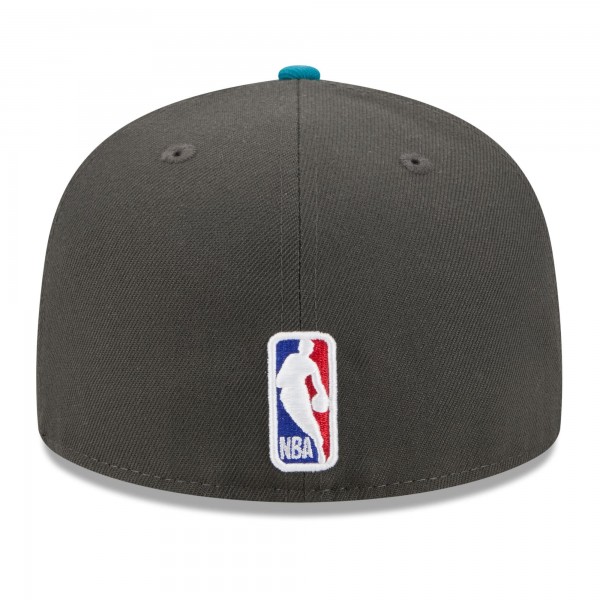 Бейсболка Detroit Pistons New Era 2025/26 City Edition 59FIFTY - Deep Pewter