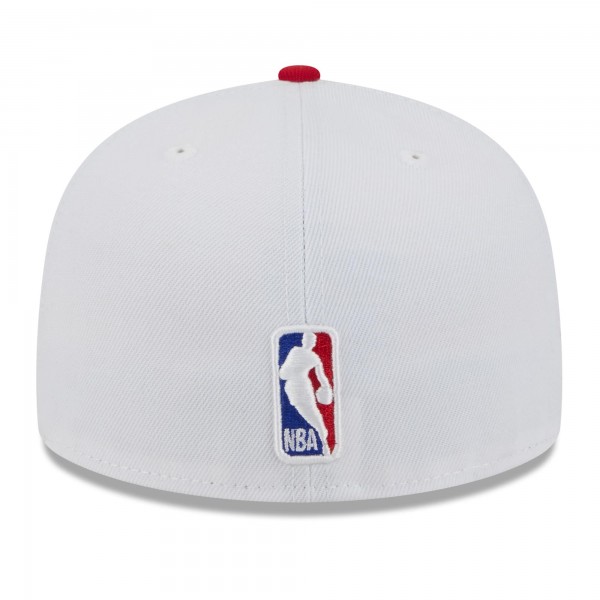 Бейсболка Houston Rockets New Era 2025/26 City Edition 59FIFTY - White/Red