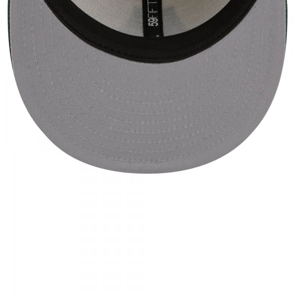 Бейсболка Milwaukee Bucks New Era 2025/26 City Edition 59FIFTY - Cream/Hunter Green
