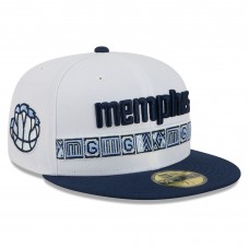 Бейсболка Memphis Grizzlies New Era 2025/26 City Edition 59FIFTY - White/Navy