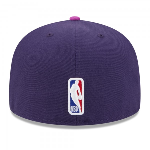 Бейсболка Minnesota Timberwolves New Era 2025/26 City Edition 59FIFTY - Purple