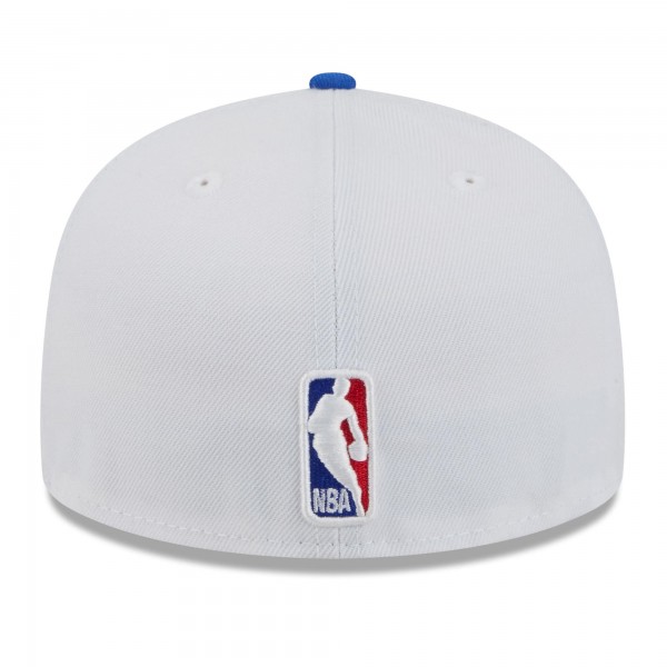 Бейсболка Indiana Pacers New Era 2025/26 City Edition 59FIFTY - White/Blue