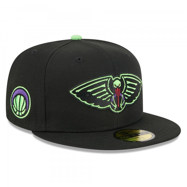 Бейсболка New Orleans Pelicans New Era 2025/26 City Edition 59FIFTY - Black