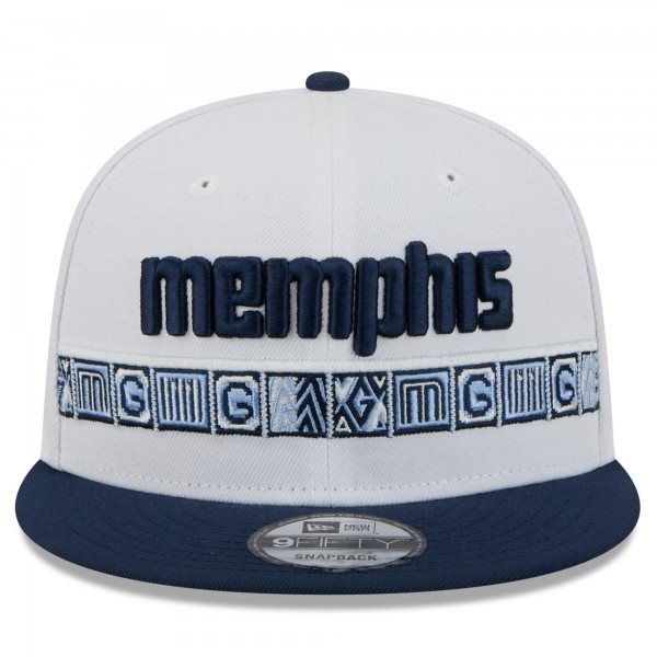 Бейсболка Memphis Grizzlies New Era 2025/26 City Edition 9FIFTY Snapback - Light Blue/Navy