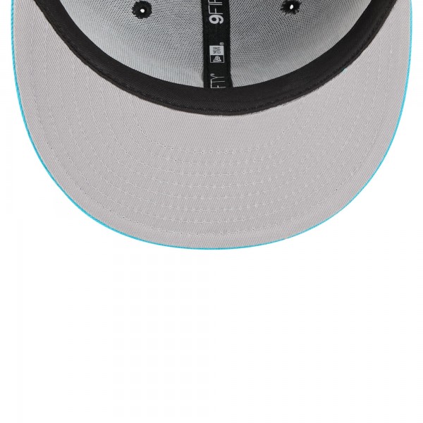 Бейсболка Miami Heat New Era 2025/26 City Edition 9FIFTY Snapback - Black/Turquoise