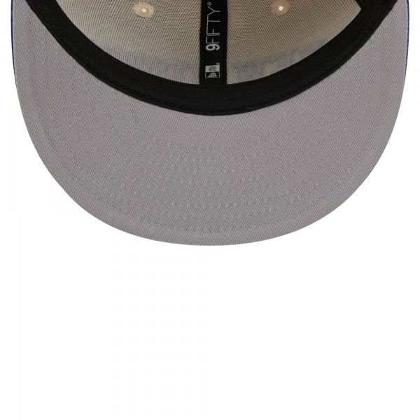 Бейсболка New York Knicks New Era 2025/26 City Edition 9FIFTY Snapback - Cream/Blue