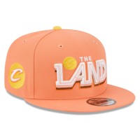 Бейсболка Cleveland Cavaliers New Era 2025/26 City Edition 9FIFTY Snapback - Orange