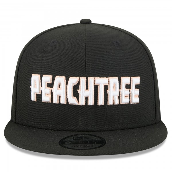 Бейсболка Atlanta Hawks New Era 2025/26 City Edition 9FIFTY Snapback - Black