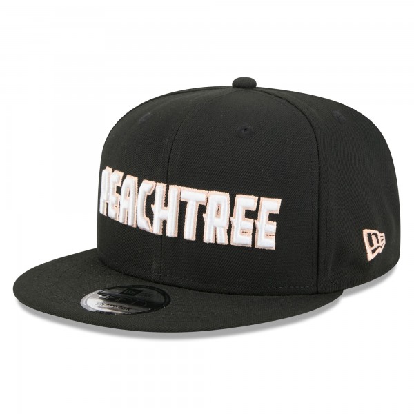 Бейсболка Atlanta Hawks New Era 2025/26 City Edition 9FIFTY Snapback - Black