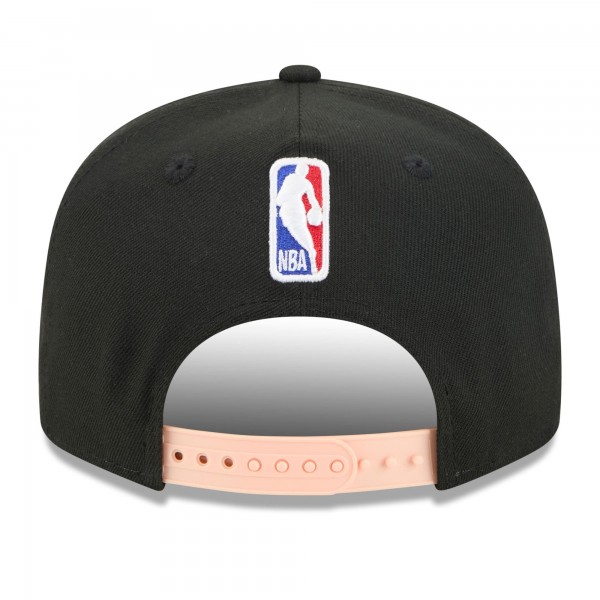 Бейсболка Atlanta Hawks New Era 2025/26 City Edition 9FIFTY Snapback - Black