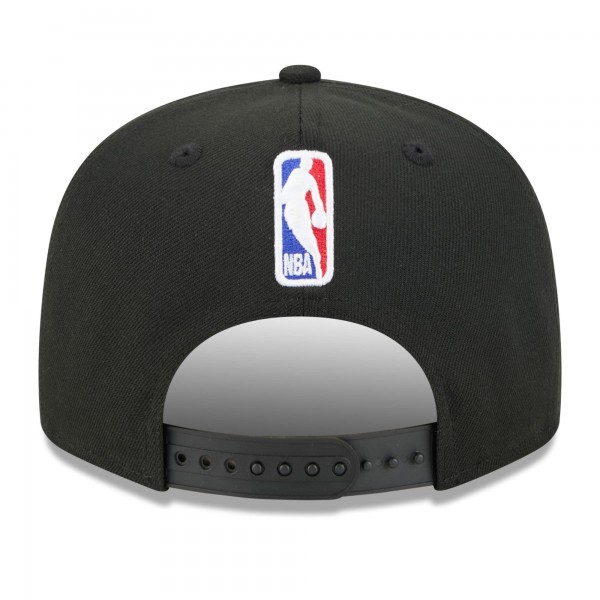 Бейсболка Brooklyn Nets New Era 2025/26 City Edition 9FIFTY Snapback - Black