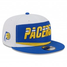 Бейсболка Indiana Pacers New Era 2025/26 City Edition 9FIFTY Snapback - White/Blue