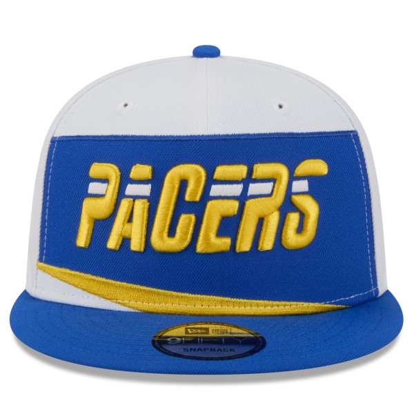 Бейсболка Indiana Pacers New Era 2025/26 City Edition 9FIFTY Snapback - White/Blue