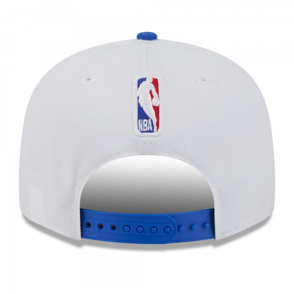 Бейсболка Indiana Pacers New Era 2025/26 City Edition 9FIFTY Snapback - White/Blue