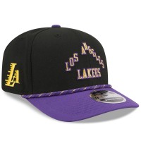 Бейсболка Los Angeles Lakers New Era 2025/26 City Edition 9SEVENTY - Black/Purple