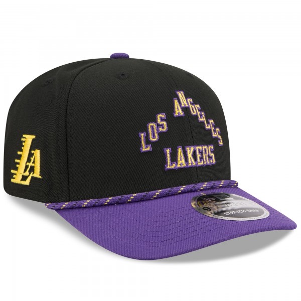 Бейсболка Los Angeles Lakers New Era 2025/26 City Edition 9SEVENTY - Black/Purple