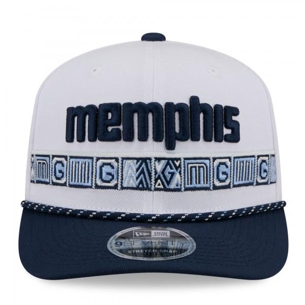 Бейсболка Memphis Grizzlies New Era 2025/26 City Edition 9SEVENTY - White/Navy
