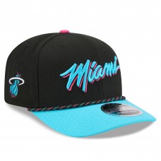 Бейсболка Miami Heat New Era 2025/26 City Edition 9SEVENTY - Black/Turquoise