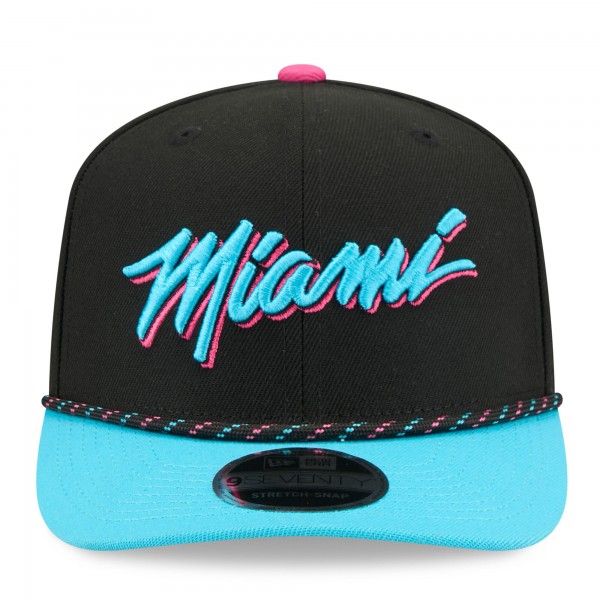 Бейсболка Miami Heat New Era 2025/26 City Edition 9SEVENTY - Black/Turquoise