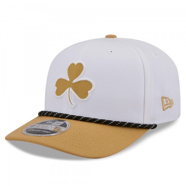 Бейсболка Boston Celtics New Era 2025/26 City Edition 9SEVENTY - White/Gold