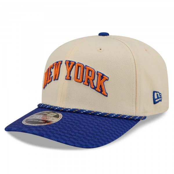 Бейсболка New York Knicks New Era 2025/26 City Edition 9SEVENTY - Cream/Blue