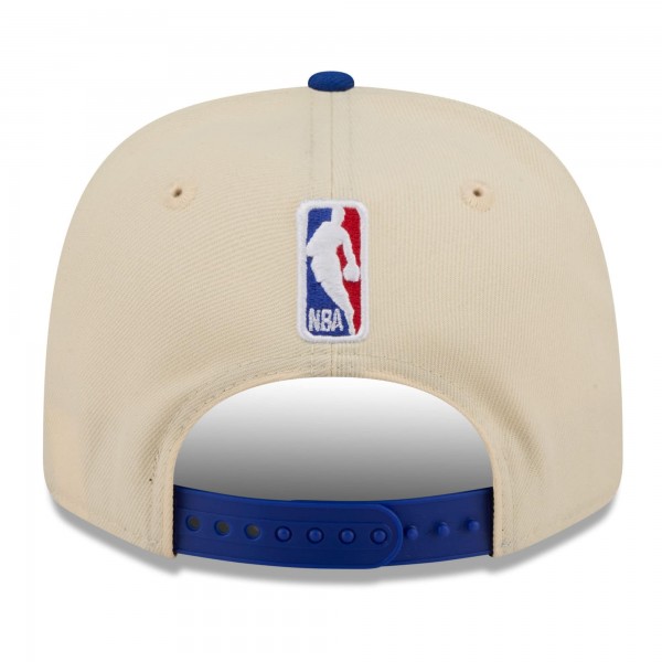 Бейсболка New York Knicks New Era 2025/26 City Edition 9SEVENTY - Cream/Blue